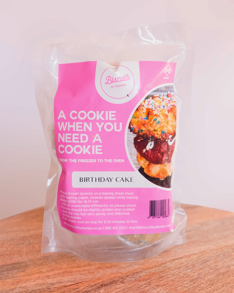 Birthday Cake Frozen Cookie Dough