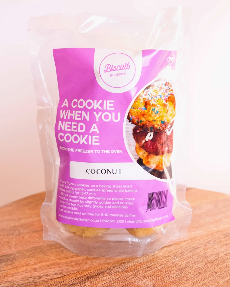 Coconut Frozen Cookie Dough