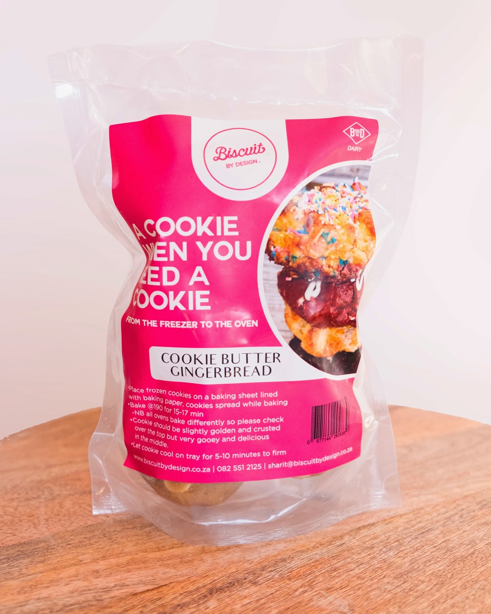 Cookie Butter Gingerbread Frozen Cookie Dough