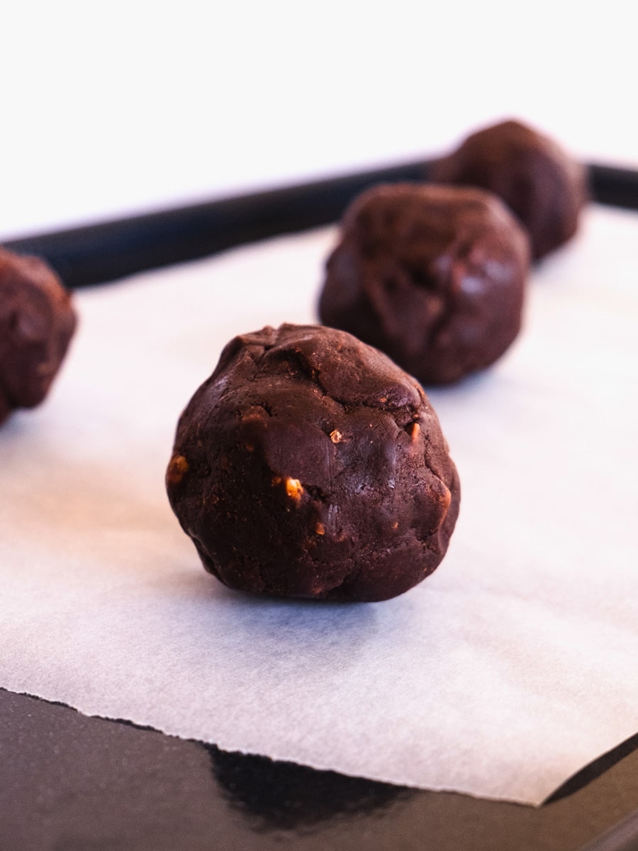 Hazelnut Nutella Frozen Cookie Dough