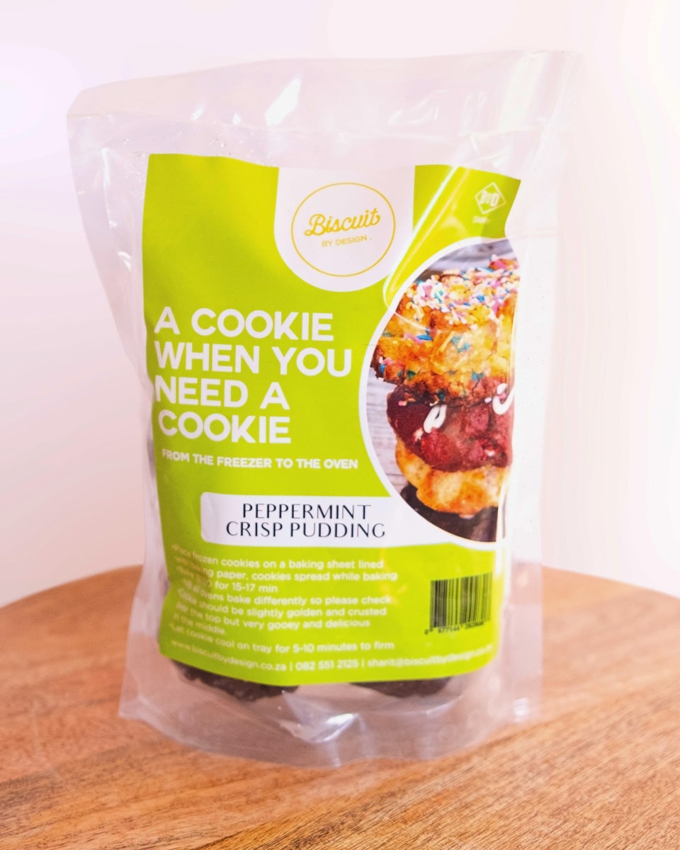 Peppermint Crisp Pudding Frozen Cookie Dough