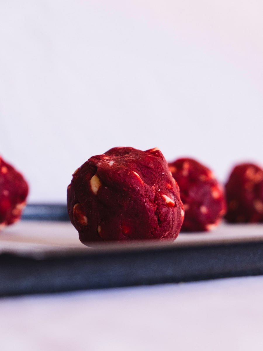 Red Velvet & Cream Cheese Frozen Cookie Dough