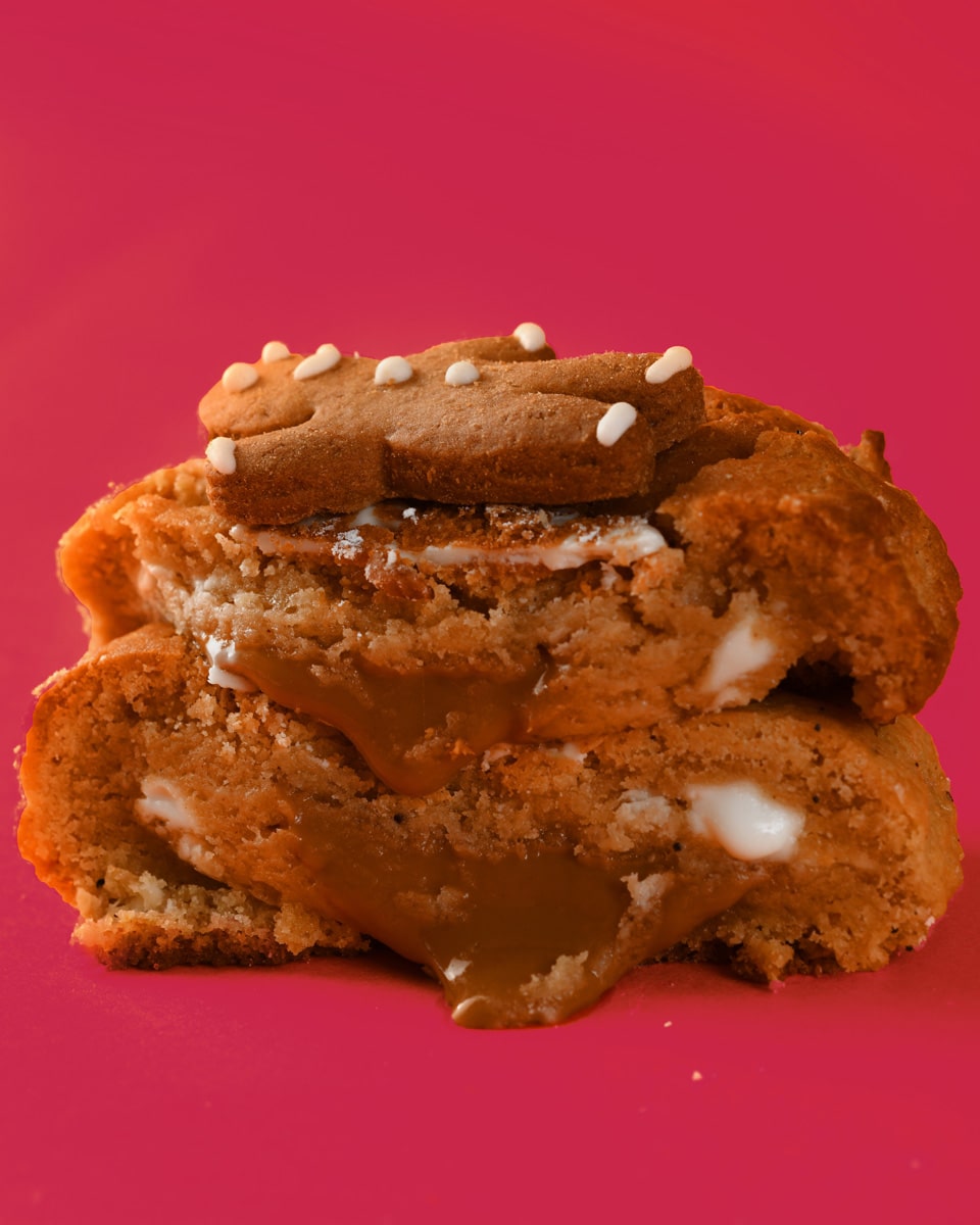 Cookie Butter Gingerbread Frozen Cookie Dough