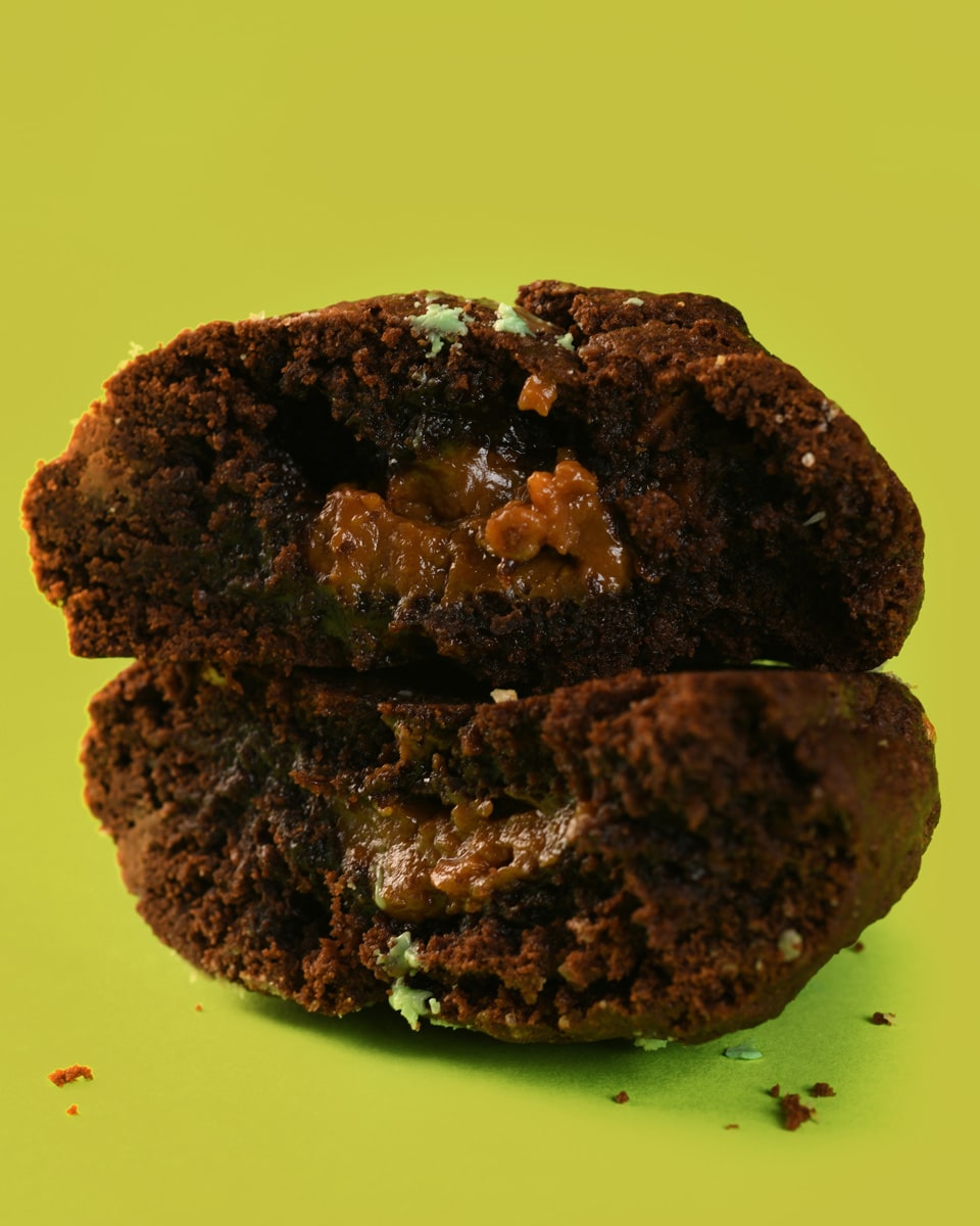 Peppermint Crisp Pudding Frozen Cookie Dough