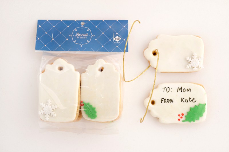 Christmas Tag Biscuits