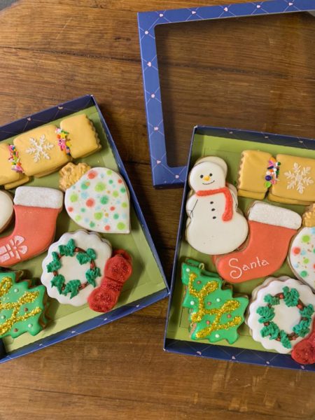 Decorated Christmas Biscuits